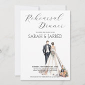 Waterverf Passen getrouwd repetitie Kaart (Voorkant)