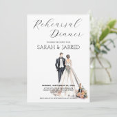 Waterverf Passen getrouwd repetitie Kaart (Staand voorkant)