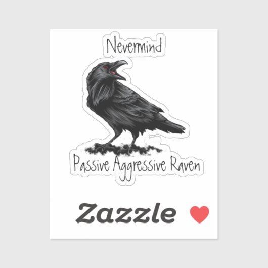 Waterverf Passieve agressieve radiofrequente offer Sticker (Vel)