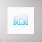 WATERVERF PASSION Bat Mitzvah Uitnodiging Canvas Afdruk (Voorkant)