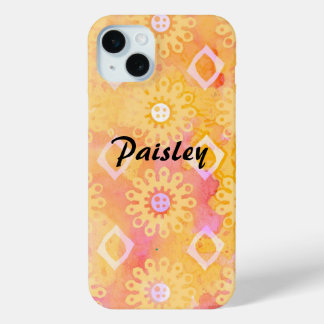 Waterverf pasta iPhone 15 Mini Hoesje