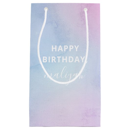  Waterverf pasta Klein Cadeauzakje (Voorkant)