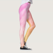 Waterverf pasta-kleuren verven leggings (Rechts)