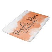 Waterverf pasta Sinaasappel Beige Tan Badmat (Gekanteld)