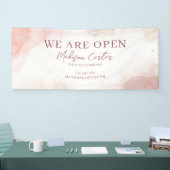 Waterverf Pastel Alcoholinkt Banner (Beurs)