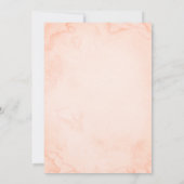 Waterverf Pastel Baby's Breath Bruiloft Kaart (Achterkant)