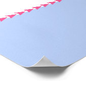 Waterverf Pastel Bloemen BE KIND Poster (Hoek)