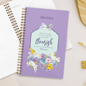 Waterverf Pastel Bloemen Bijbelvers Gepersonalisee Planner