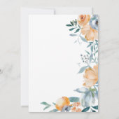 Waterverf Pastel Bloemen Graduation Party Kaart (Achterkant)