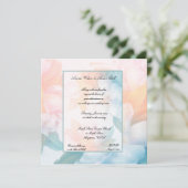 Waterverf Pastel Bloemen Kaart (Staand voorkant)