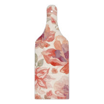 Waterverf Pastel Bloemen Licht Oranje