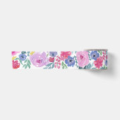Waterverf Pastel Bloemen Satijnen Lint (Voorkant)