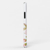 Waterverf Pastel Blush Pink Floral Roos Foliage Case-Mate iPhone Case (Achterkant/rechts)