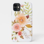 Waterverf Pastel Blush Pink Floral Roos Foliage Case-Mate iPhone Case (Achterkant)