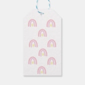 Waterverf pastel boho regenboog Birthday Hartelijk Cadeaulabel (Achterkant)