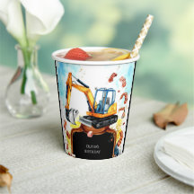 Waterverf Pastel Bouwjaar Verjaardag