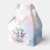 Waterverf Pastel Dragon Meisje Baby shower Bedankdoosjes (Achterkant)