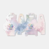Waterverf Pastel Dragon Meisje Baby shower Bedankdoosjes (Uitgevouwen)