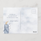 Waterverf pastel elegante vakantiefoto briefkaart (Achterkant)