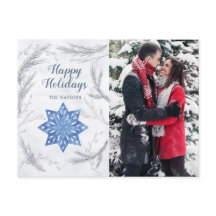 Waterverf pastel elegante vakantiefoto briefkaart