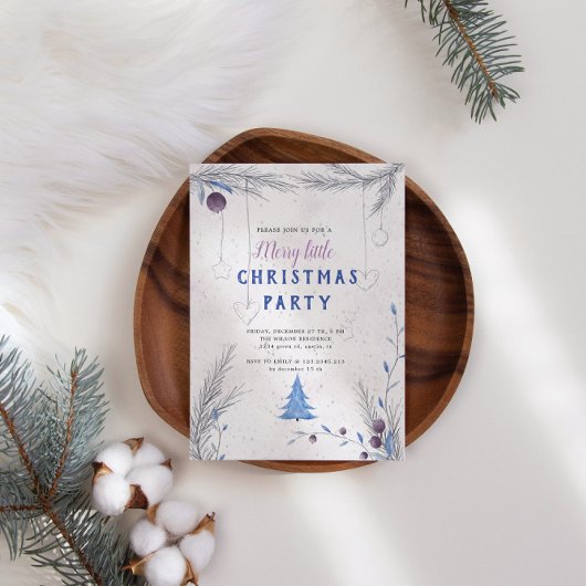 Waterverf Pastel Feestelijke Vakantie Feestelijke Kaart