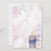 Waterverf pastel feestmaal kaart (Achterkant)