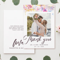 Waterverf Pastel Floral Wedding Foto