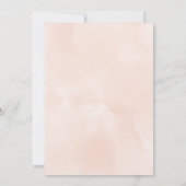 Waterverf Pastel Flowers Bridal Brunch Invitation Kaart (Achterkant)