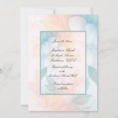 Waterverf Pastel Flowers Kaart (Achterkant)