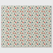 Waterverf pastel kleuren kerstballen cadeaupapier (Vlak)