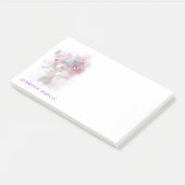Waterverf Pastel Kleuren Rozen Bloemen Bloemen Post-it® Notes (Schuin)