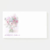 Waterverf Pastel Kleuren Rozen Bloemen Bloemen Post-it® Notes (Voorkant)