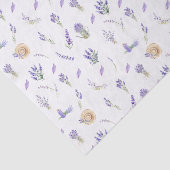 Waterverf Pastel Lavendel Flowers Tissuepapier (Detail)