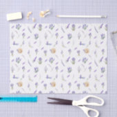 Waterverf Pastel Lavendel Flowers Tissuepapier (Craft)
