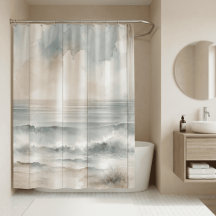 Waterverf Pastel Oceaan Rustieke Hout Textuur