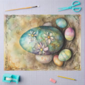 Waterverf pastel paasei ontkoppelen papier (Craft)