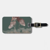 Waterverf Pastel-paddenstoel Bagagelabel (Voorkant horizontaal)