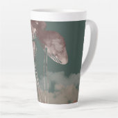 Waterverf Pastel-paddenstoel Latte Mok (Rechterhoek)