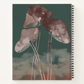 Waterverf Pastel-paddenstoel Notitieboek (Achterkant)