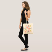 Waterverf Pastel Paddenstoelen Tote Bag (Voorkant (model))
