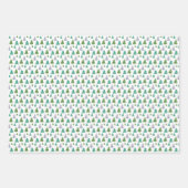 Waterverf pastel patroonpatroon Noordse Merry Tree Inpakpapier Vel (Voorkant)