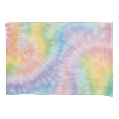 Waterverf Pastel Rainbow Tie Dye Pillow Hoesje Kussensloop (Voorkant-Links)