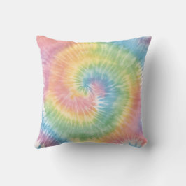 Waterverf Pastel Rainbow Tie Dye Sierkussen