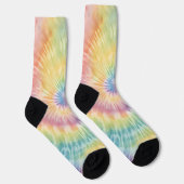 Waterverf Pastel Rainbow Tie Dye Sokken (Rechts)