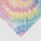 Waterverf Pastel Rainbow Tie Dye Tissuepapier (Detail)