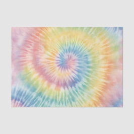 Waterverf Pastel Rainbow Tie Dye Tissuepapier