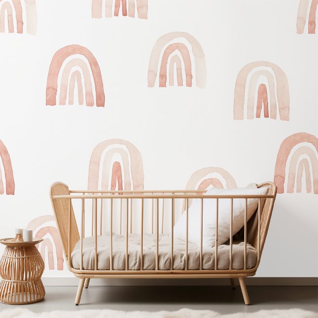 "Waterverf pastel regenboog Behang (Creator heeft geüpload)