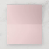 Waterverf Pastel Roze & Paarse Bloemen Plaatskaartje (Binnenkant ongevouwen)