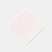 Waterverf pastel roze streeppatroon servet (Hoek)