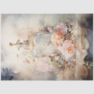 waterverf pastel shabby chique parfum tissuepapier